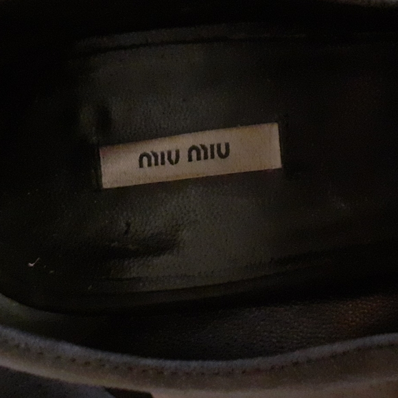 MIU MIU Colorblock Pattern high heel leather pumps - Picture 9 of 11